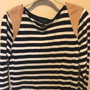 Suede shouldered top